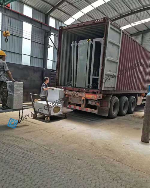 1000pcs egg tray production line delivery