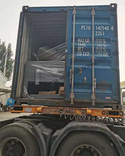 Egg tray machine delivery